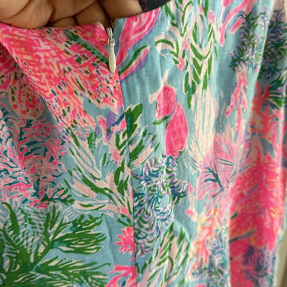 NWT 🌸 LILY PULITZER Linen Shift Dress - Picture 9 of 12